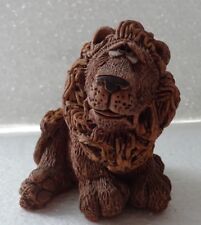 Cute Whimsical Sad Lion Resin Figurine 4