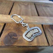 Utah Beehive State Keychain Keyring Silver Gold Tone Spinner Metal Vacation picture