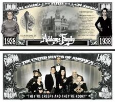 The Addams Family Collectible Pack of 5 Novelty 1 Million Dollar Bills picture