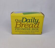 DaySpring Our Daily Bread Promise Box With KJV Scripture Cards 4.25