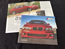 2000 BMW M5 E39 US Brochure E 39 M 5 Prestige 1st Year Sales Catalog thick pages picture
