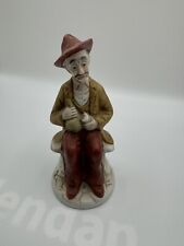 Vintage Man Ceramic Figurine Farmhouse Ceramic Flambro READ picture