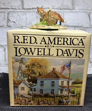 Lowell Davis Figurine Schmid Collectible #225320 Farm Safe Haven Fox Trap 1991 picture