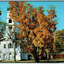 c1960s Lyme, NH Congregational Church New England Colonial Architecture PC A240 picture