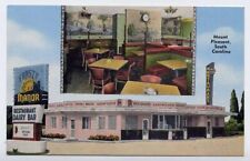 1940s MOUNT PLEASANT SC Frosty Manor Dairy Bar Ice Cream 7up c postcard picture