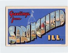 Postcard Greetings from Springfield, Illinois picture
