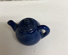 Blue Miniture Tea Pot 3” by 2” picture