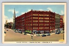 Syracuse NY-New York, Yates Hotel, Advertisement, Vintage Souvenir Postcard picture