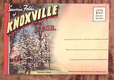 1930s KNOXVILLE TENNESSEE GREETINGS FROM FOLD OUT SOUVENIR POSTCARD Z3729 picture