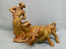Maurice of California Pottery Brown Matador & Bull picture