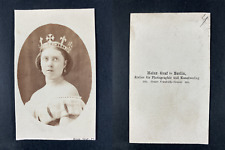 Graf, Berlin, Victoria of the United Kingdom, Queen of Prussia Vintage cdv albumen print picture