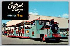 Postcard: Central Plaza Passenger Train, FL, Marcey Sales Co., Chrome, Unposted picture