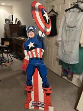 Captain America comic stand-up Discontinued Rare Some Wear picture