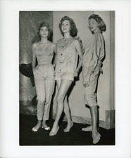 1950s Fashion Vintage Silver Print Silver Print 13x18 Circa 1950  picture