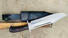 14 Inch Blade Bowie Knife-Outdoor Hunting Knife-Gurkha Kukri Knife-Hand forged picture