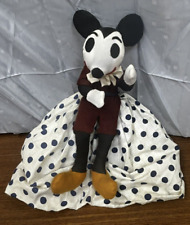 Vintage Mickey Minnie Doll Reversible Topsy Turvy Style Homemade picture