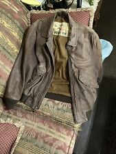 Vintage Bomber Jacket From WWII.  Worn By Pilot During The Burma Run picture
