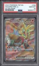 Gouging Fire ex 2024 Pokemon Temporal Forces 188/162 Ultra Rare Full Art PSA 10 picture