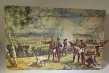 World War 1 Germany Military Invasion Postcard Artillery Vantage W. Borger picture