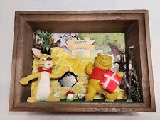 Vintage Handcrafted Winnie The Pooh Shadow Box 