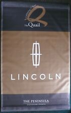 LINCOLN 10th Anniv 2012 QUAIL Motorsports Gathering 6-Ft BANNER 1 of 2 AUTHENTIC picture