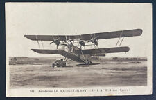 Mint Usa Real Picture Postcard Le Bourget Dugny Aerodrome Syrinx Airplane picture