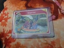 Vintage 1993 Kenner Jurassic Park Winged Fury Card #21 Pteranodon Grant RARE SP picture