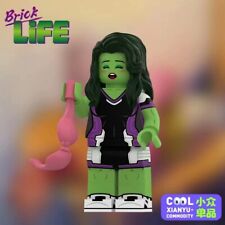 custom 3th party min brick minifigure  life She-Hulk picture