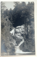 RPPC Waterfall 1911 Brandon Massachusetts Real Photo Postcard picture