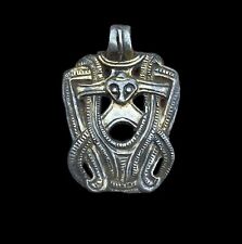 BEAUTIFUL LARGER ANCIENT VIKING SILVER PENDANT   DATING 10TH CENTURY AD picture
