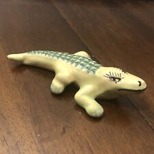Vintage Alligator Gator Ceramic Figurine Unusual Painted Face picture