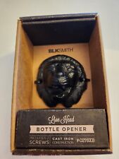 Cast Iron Wall Mounted Lion Head Bottle Opener Kitchen Pub Bar Beer Opener NEW picture