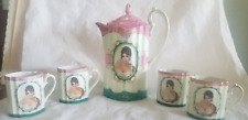Royal Vienna Antique Lidded Chocolate Pot and 4 cups picture