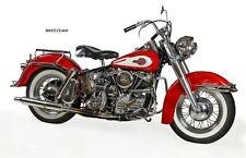 Motorcycle Photo/1959 HARLEY DAVIDSON FLHF DUO GLIDE PAN HEAD/4X6 Color Photo R. picture