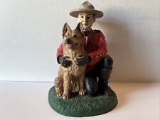 Vintage RCMP Nature’s Window 9cm “Mounty” Figure German Shepherd Made In Canada picture