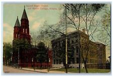 c1910 Sacred Heart Church and Marist College Atlanta Georgia GA Postcard picture