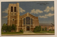 Vintage Postcard, First Presbyterian Church, Waco, Texas picture
