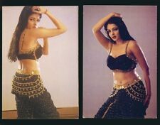 Bollywood actress Mamta Kulkarni . 2 rare postcards picture