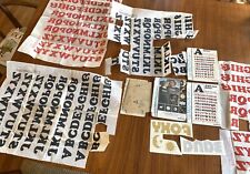 Vtg 70’s McCall’s Iron On Transfer Letters Glitter Foxy Tee Shirt Pattern Lot picture