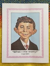 Mad Magazine  What ~~ Me Worry?  Mini Poster  7