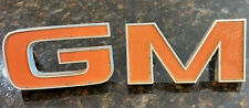 Vintage G M Metal Emblem Badge Missing The C picture