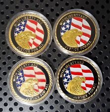 Lot Of 4 Commemorative Coins 9/11. #Z129 picture