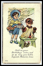 Birthday Greetings Postcard Posted 1922 Still As Your birthdays Come an Go pc137 picture