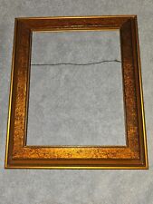 11 x 13 Antique Gold Brown Wood Picture Frame Fits 8.5 x 10.5 picture