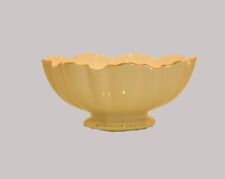 Lenox Ivory Small Scalloped Edge Footed Bowl With Shiny 24k Gold Trim picture