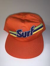 Vintage Surf Detergent Trucker Cap Hat SnapBack Orange picture