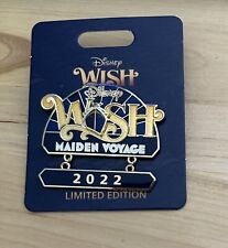 NEW Disney Wish Maiden Voyage Limited Edition Pin 2022 Cruise Line DCL picture