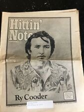 Hitting The Note Magazine/ Issue 4 November 1976/ Ry Cooder picture