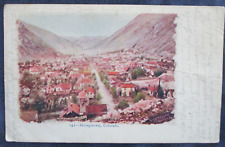 1906 Georgetown Colorado Birdseye View Postcard Silver Plume Cancel picture