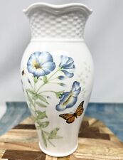 Lenox Butterfly Meadow Floral Basket Vase 8